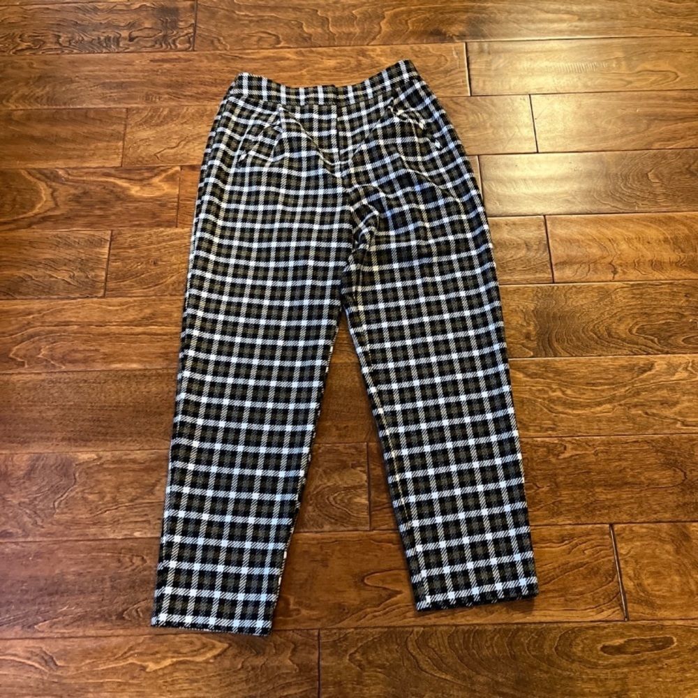 ‎Top shop plaid pants 4